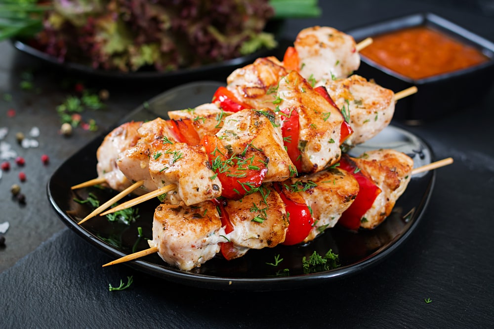 Chicken Hariyali Kabab at Lahori Kabab | Minty Green Grilled Delight